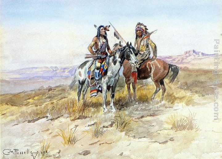 On the Prowl painting - Charles Marion Russell On the Prowl art painting